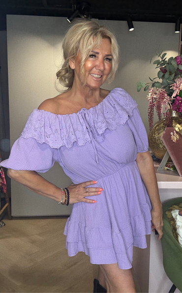Jurk Boho Romance Dress Lila