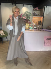 Rok taupe doux