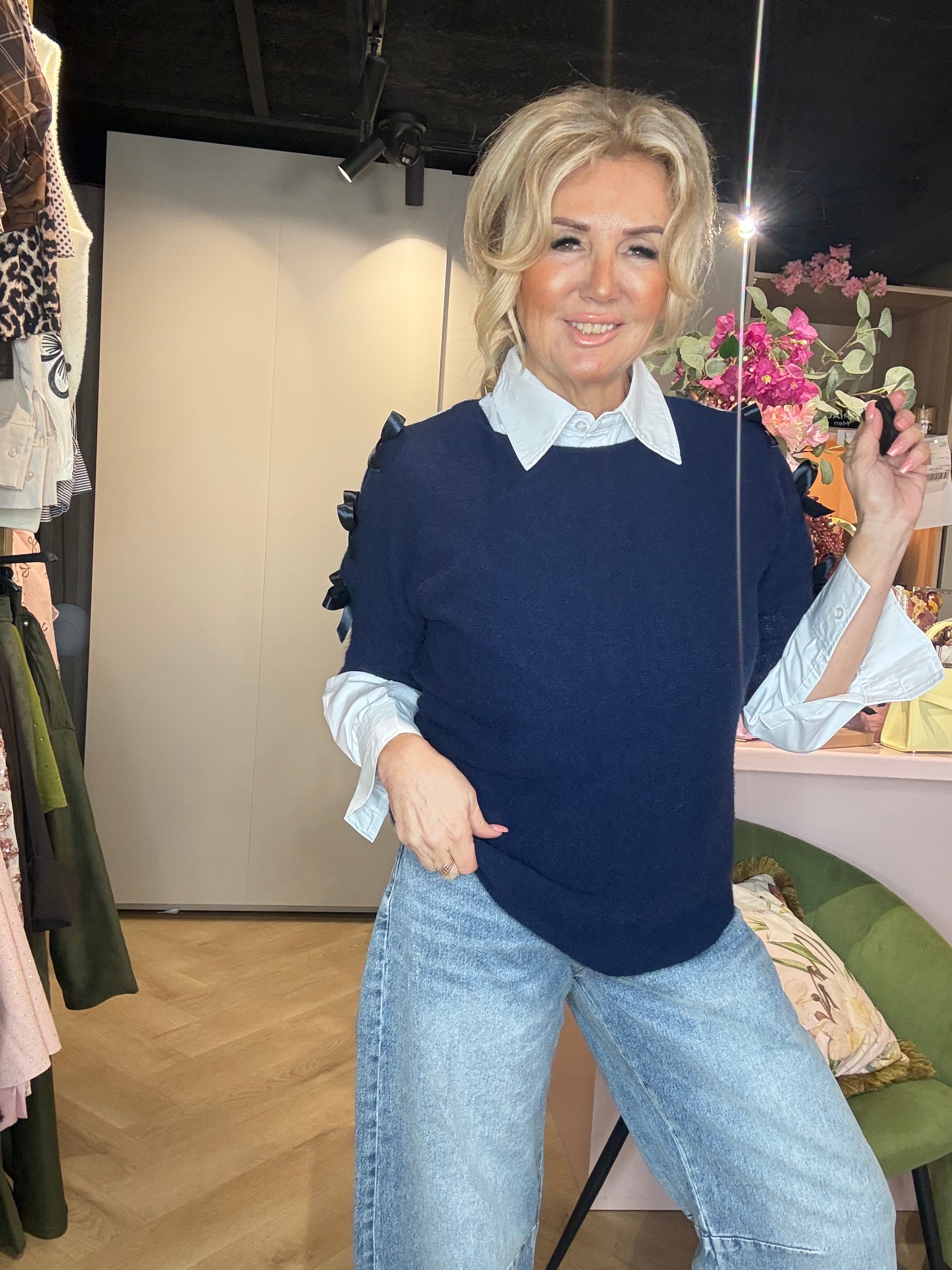 Truitje strik Marine