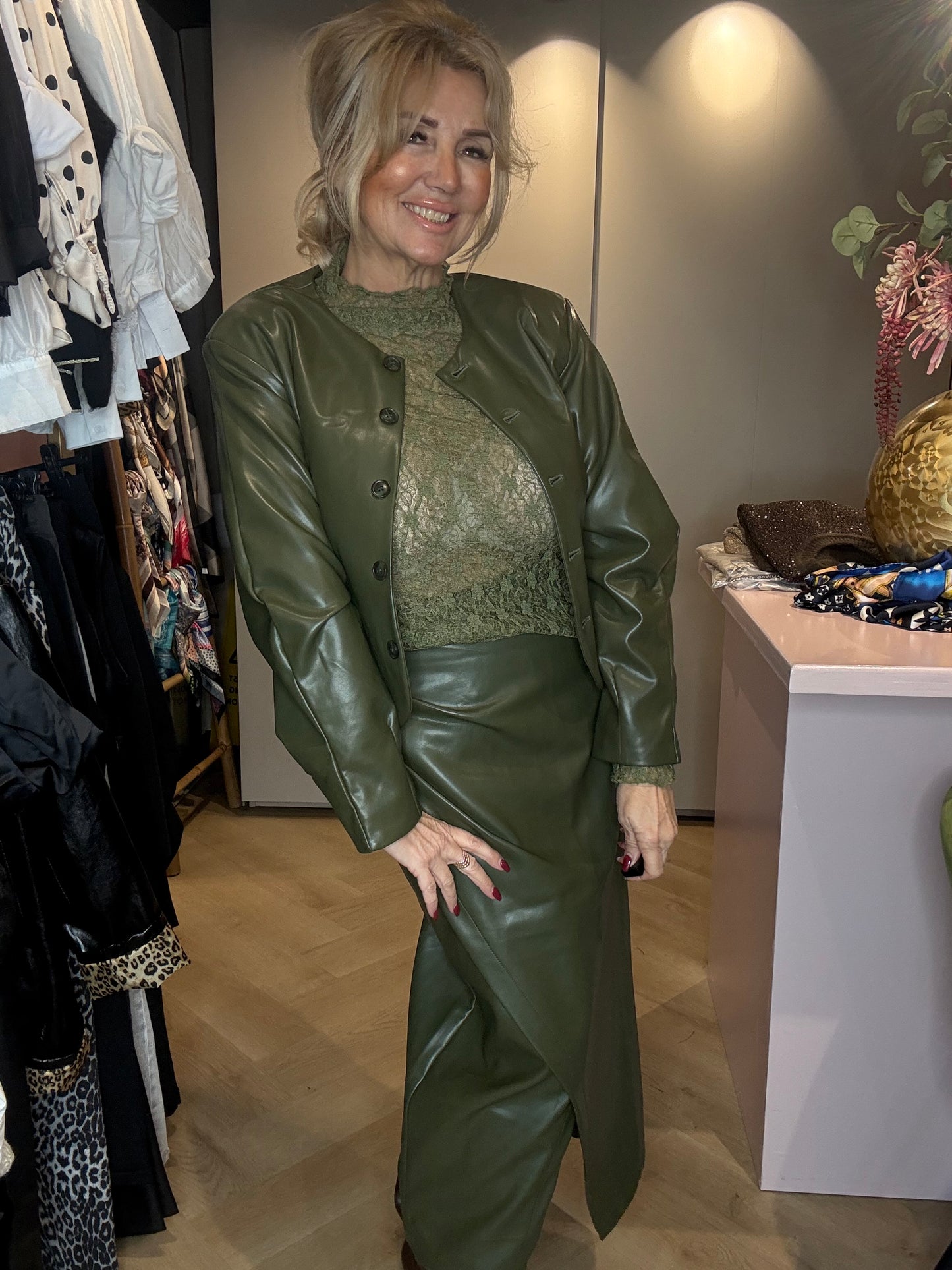 Rok Koker model overslag Groen 💚