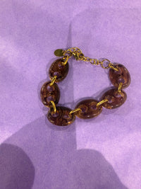 Armbånd Ibiza-stil Brun