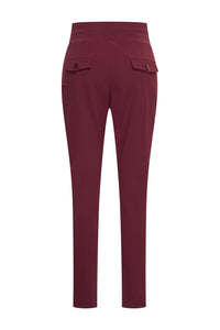 Mi Piace Bonded Travel Broek Burgundy 202632