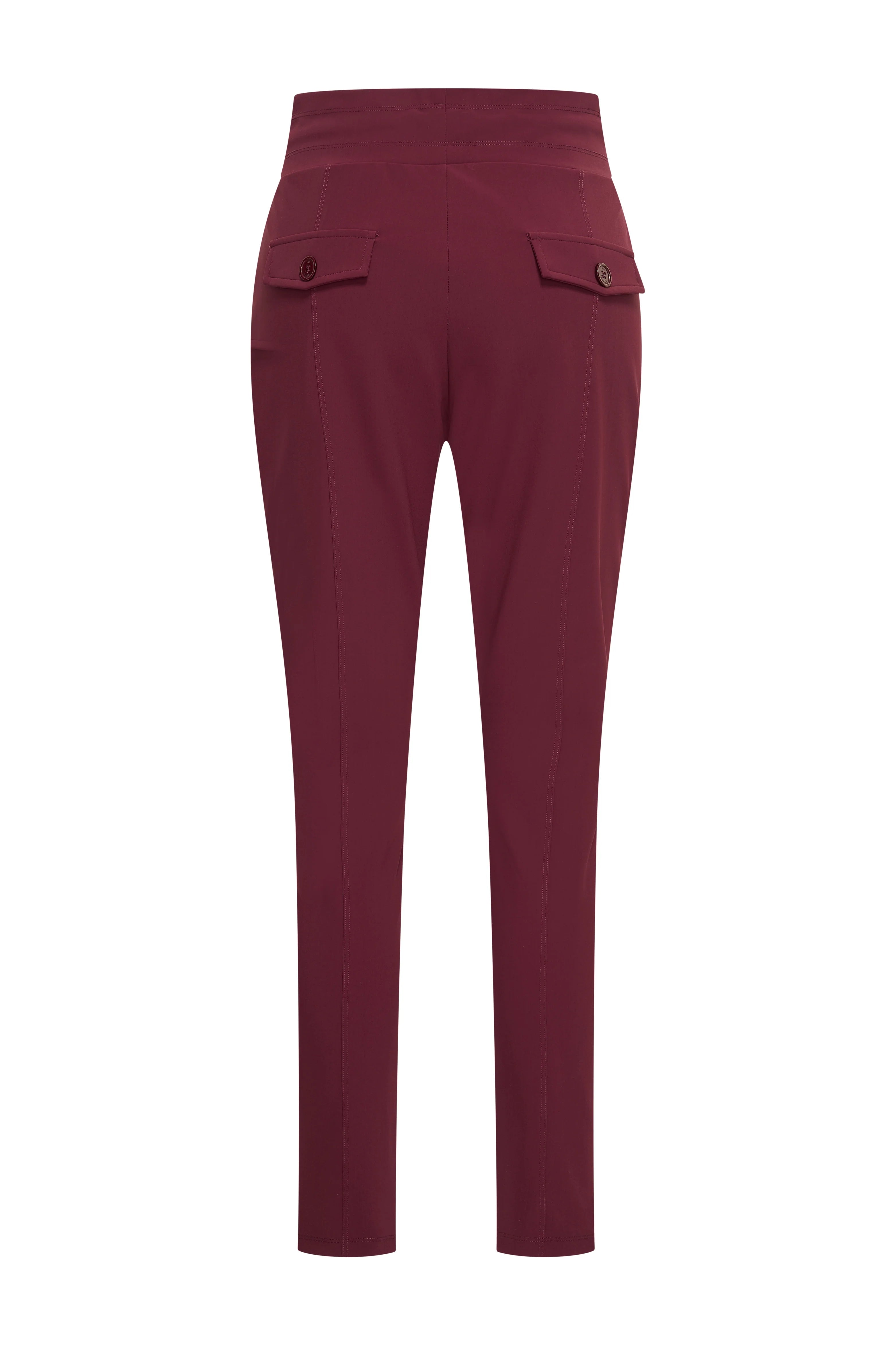 Mi Piace Bonded Travel Broek Burgundy 202632