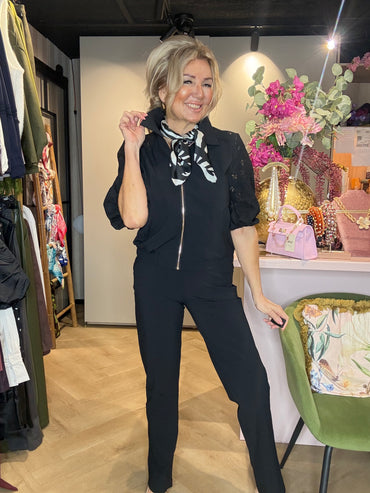 Triple Nine Travel broek BR2601-Straight Chinos Black