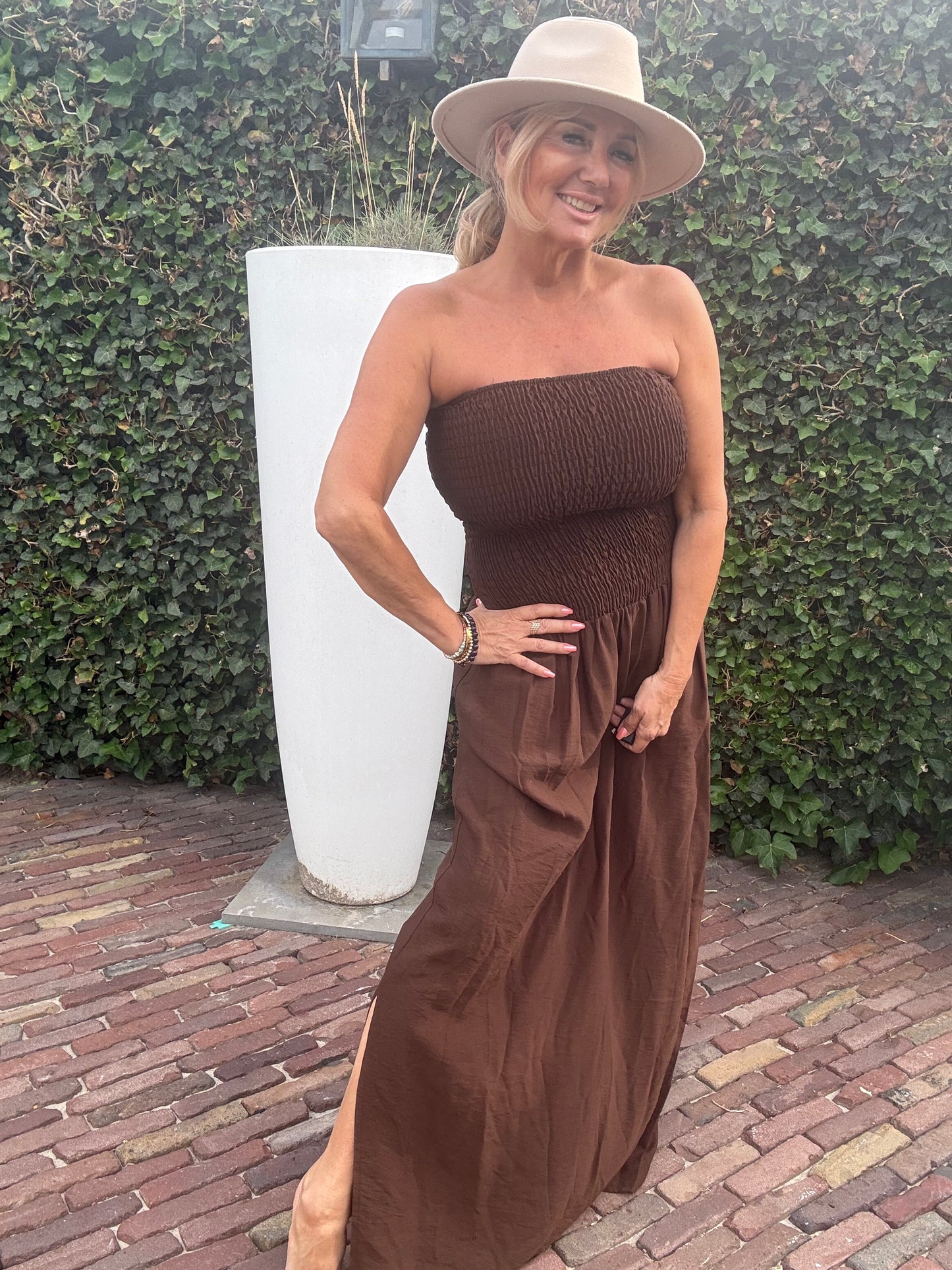 Strapless Dress Choco