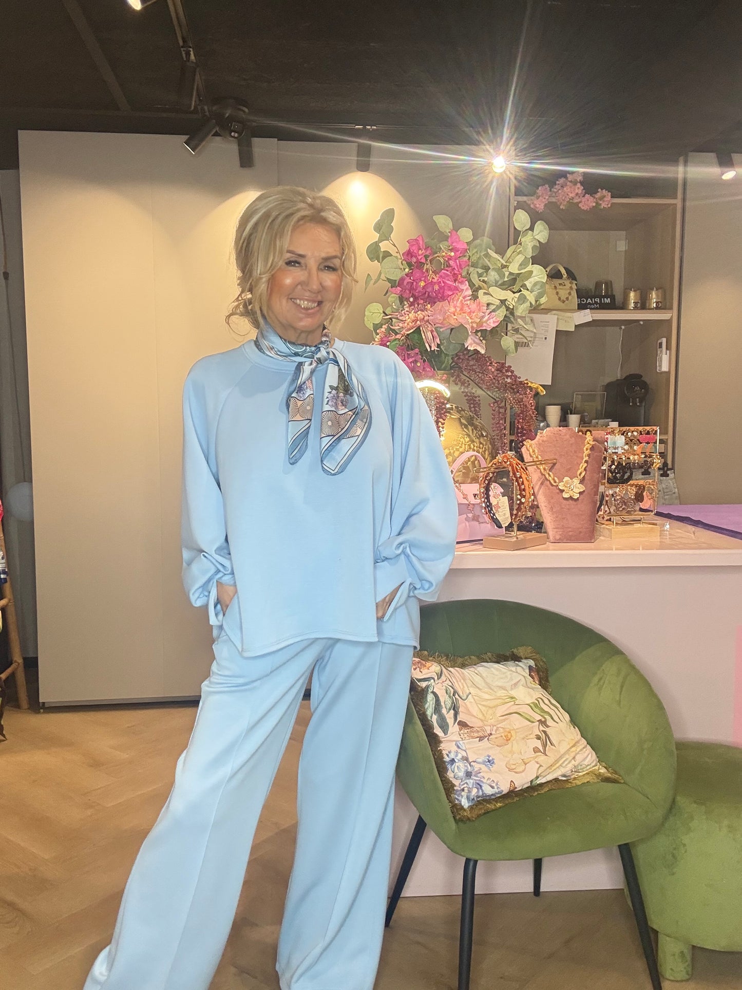 Tweedelige Set pure Woman 💎Blauw