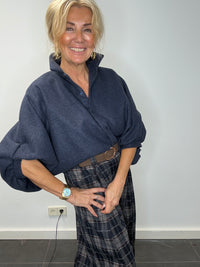 Bluzka Emma ciemnoniebieska