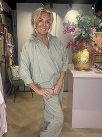 Bluse Jiss Salbeibeige
