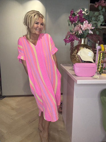 Dress Coral Pink