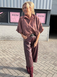 Blusa Esther burdeos
