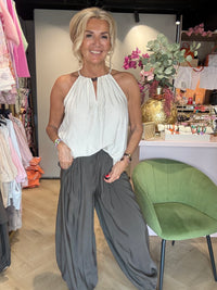 Halter top kraal off white
