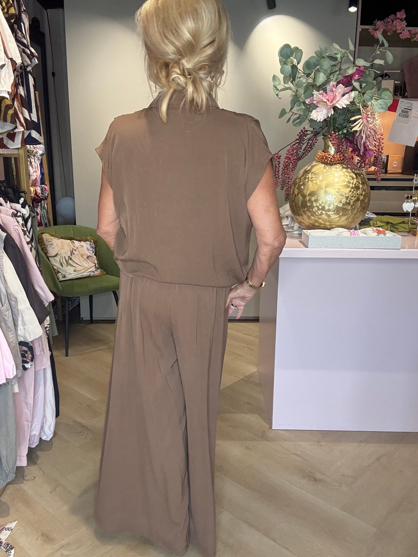 Bluse Emily Camel Ballon