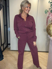 Mi Piace Blouse MP202730 Stitch Burgundy