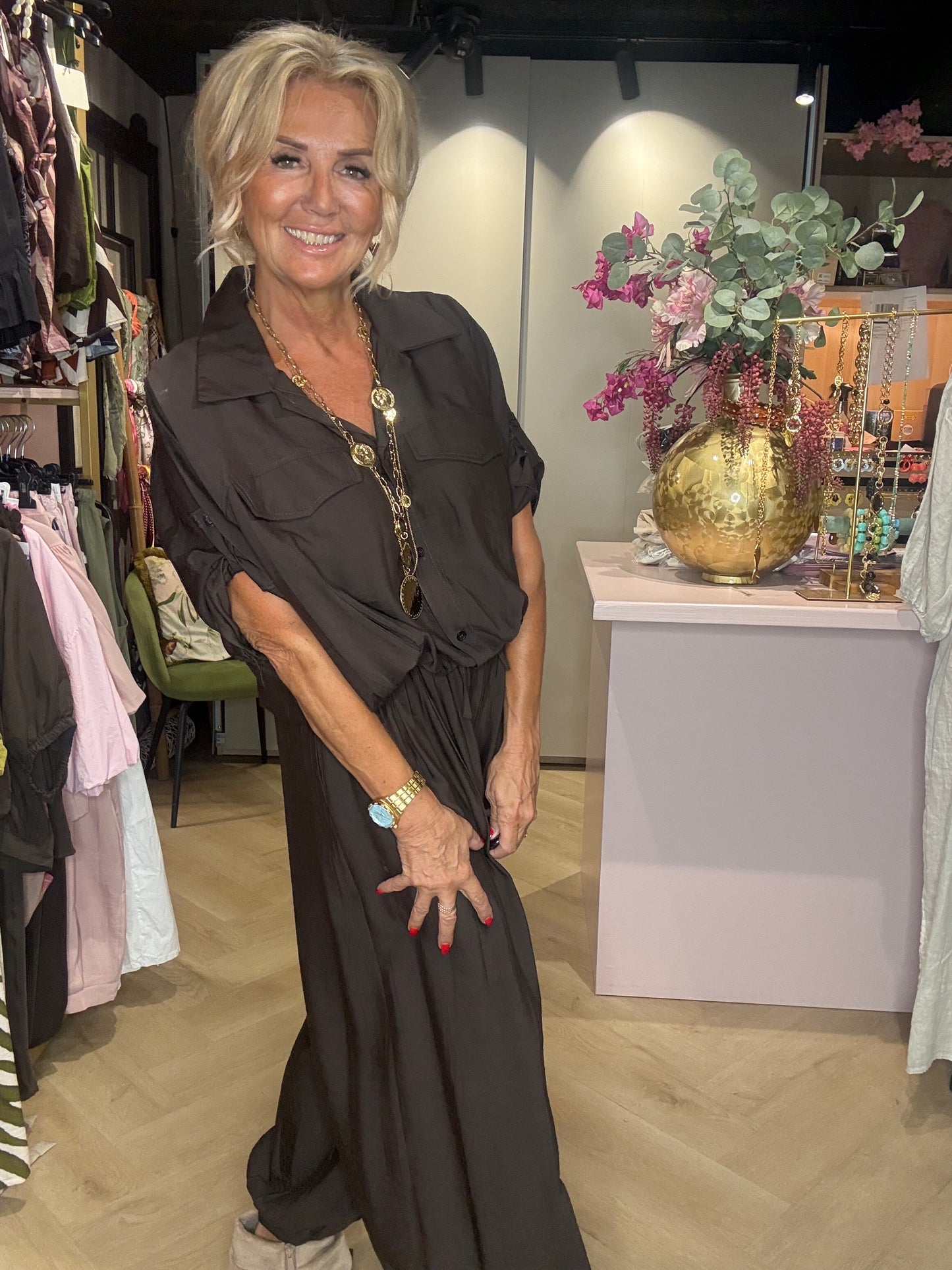 2-teiliges Set Bo Dunkelbraun