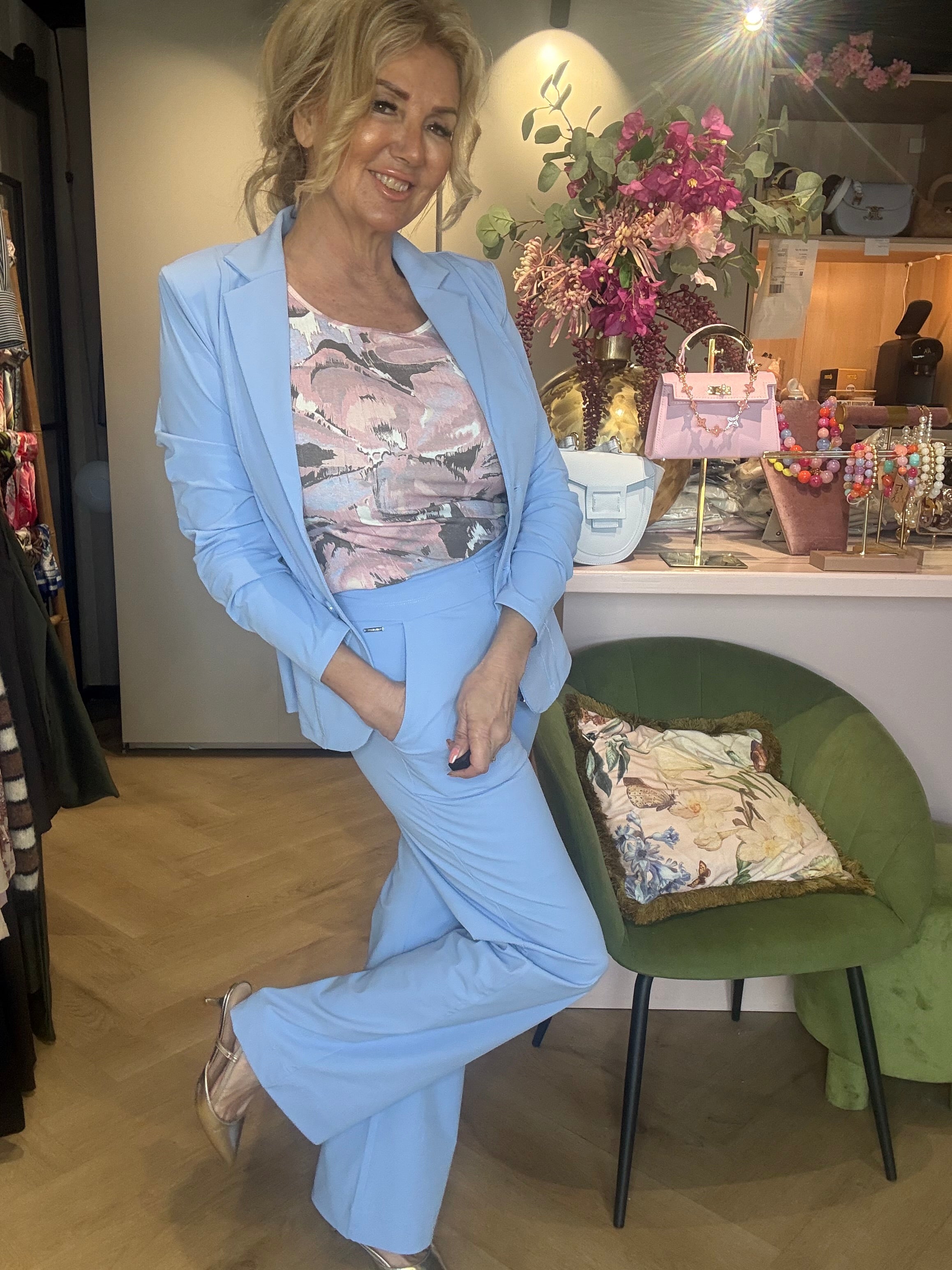 Mi Piace Blazer Lavender Blue MP202015