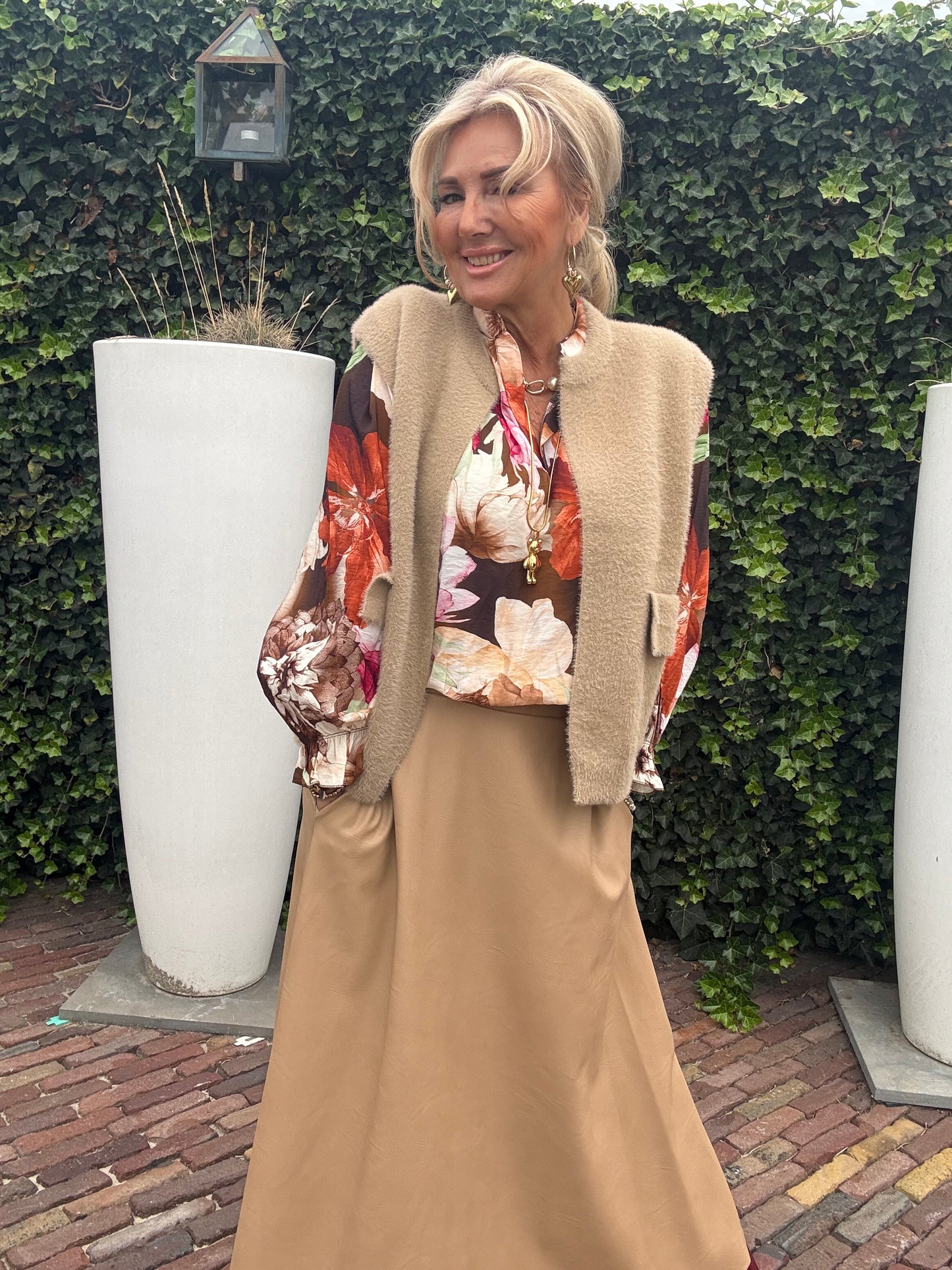 Rok Camel Puh Leatherlook