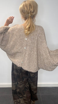 Chaleco reversible camel