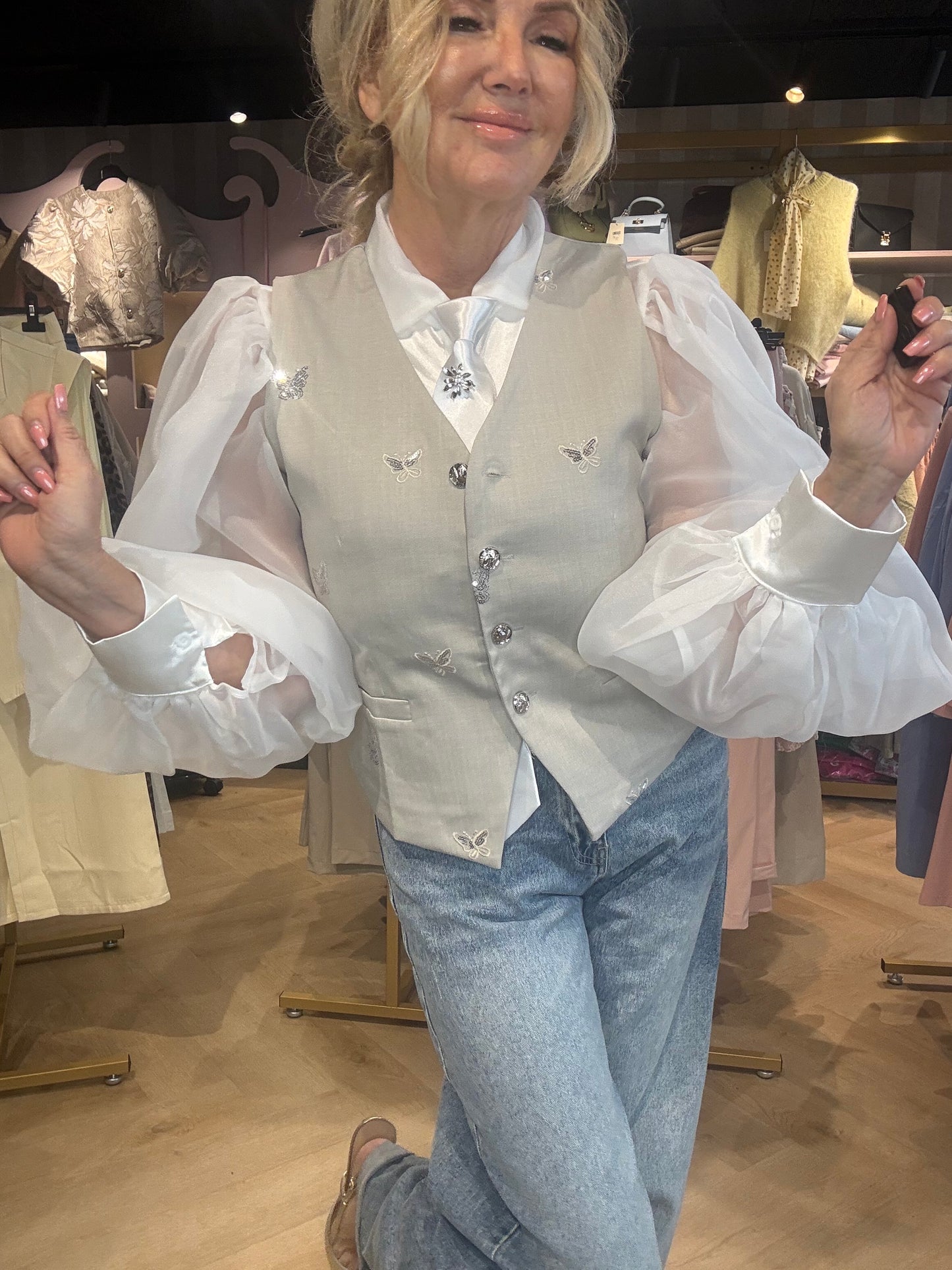 Strop das met broches