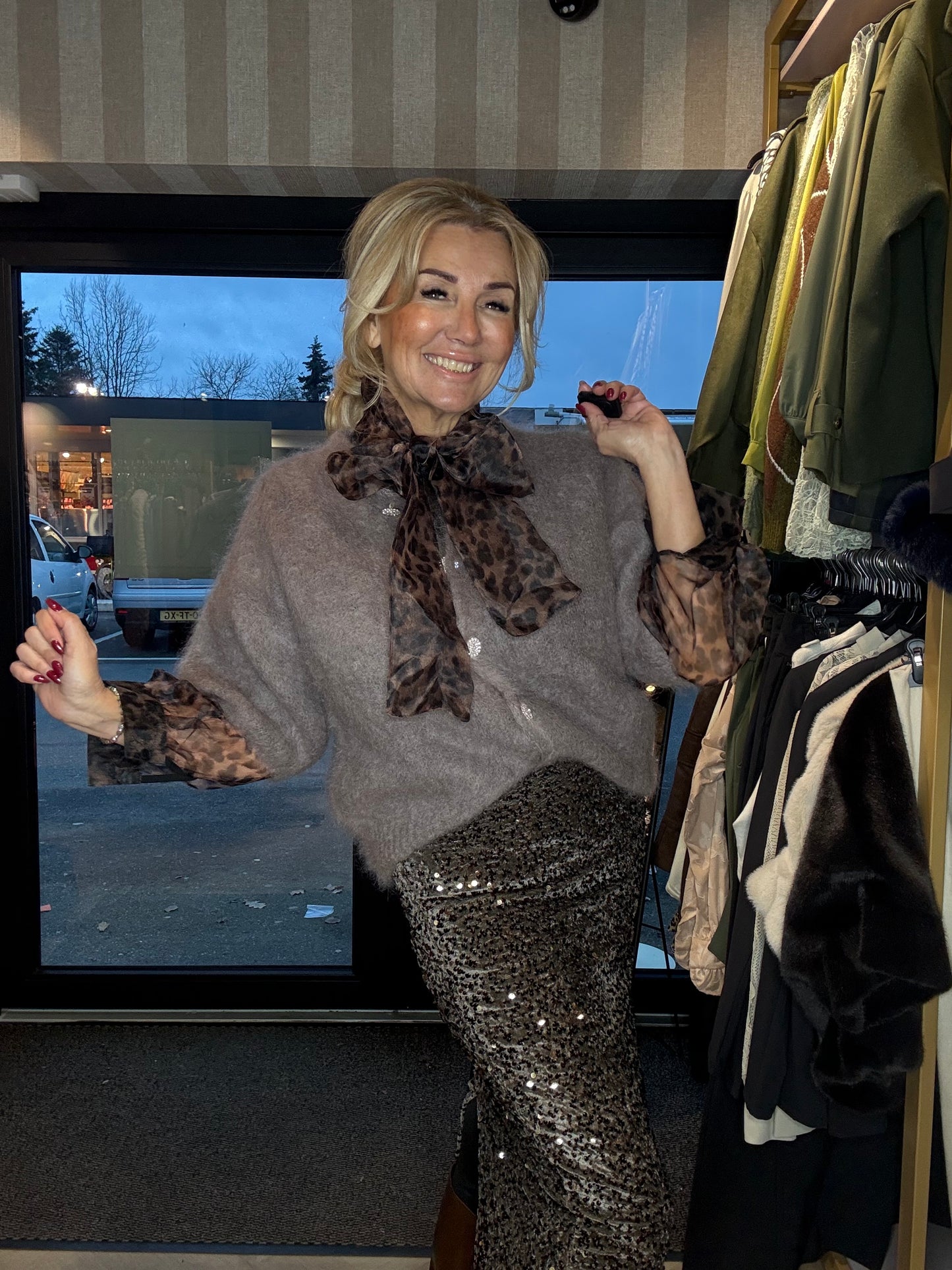 Rok All Over Shine Bruin Taupe