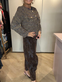 Broek Barrel Bruin Blauw