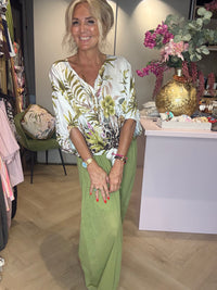 Blouse jungle matcha