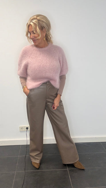 Broek Straight leg Puh Taupe