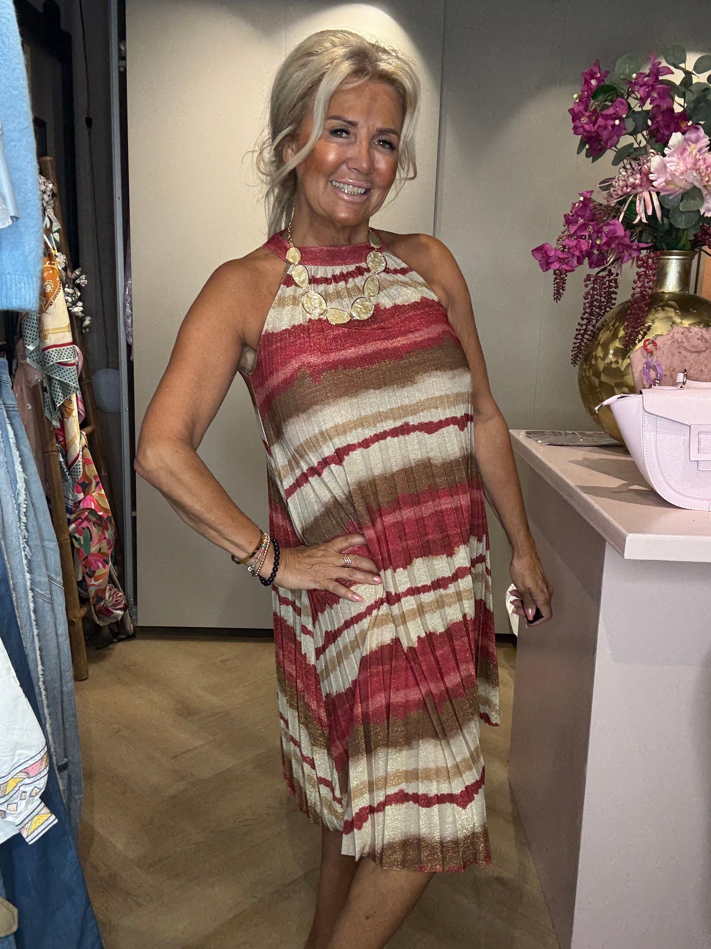 Dress Halter Rood