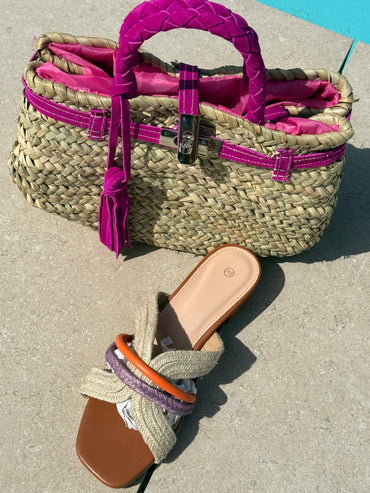 Sac Monaco petit fuchsia