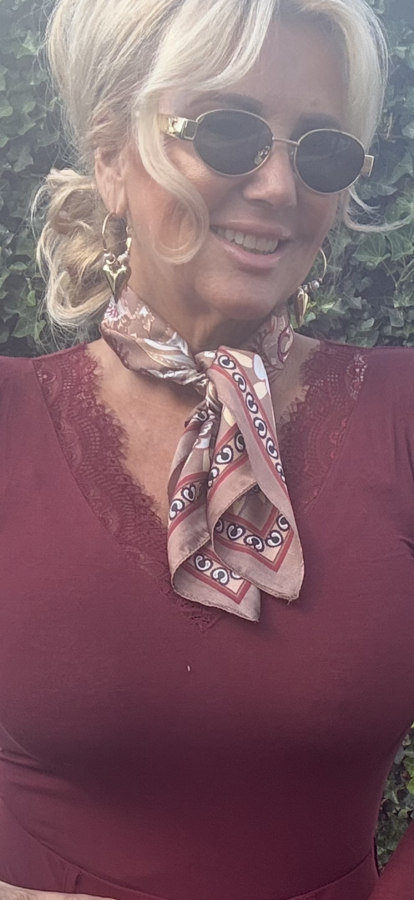 Shawltje Bordeaux