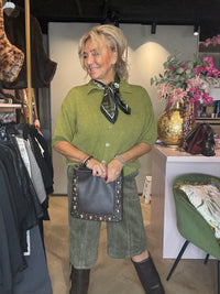 Vestje Alpaca Matcha Green