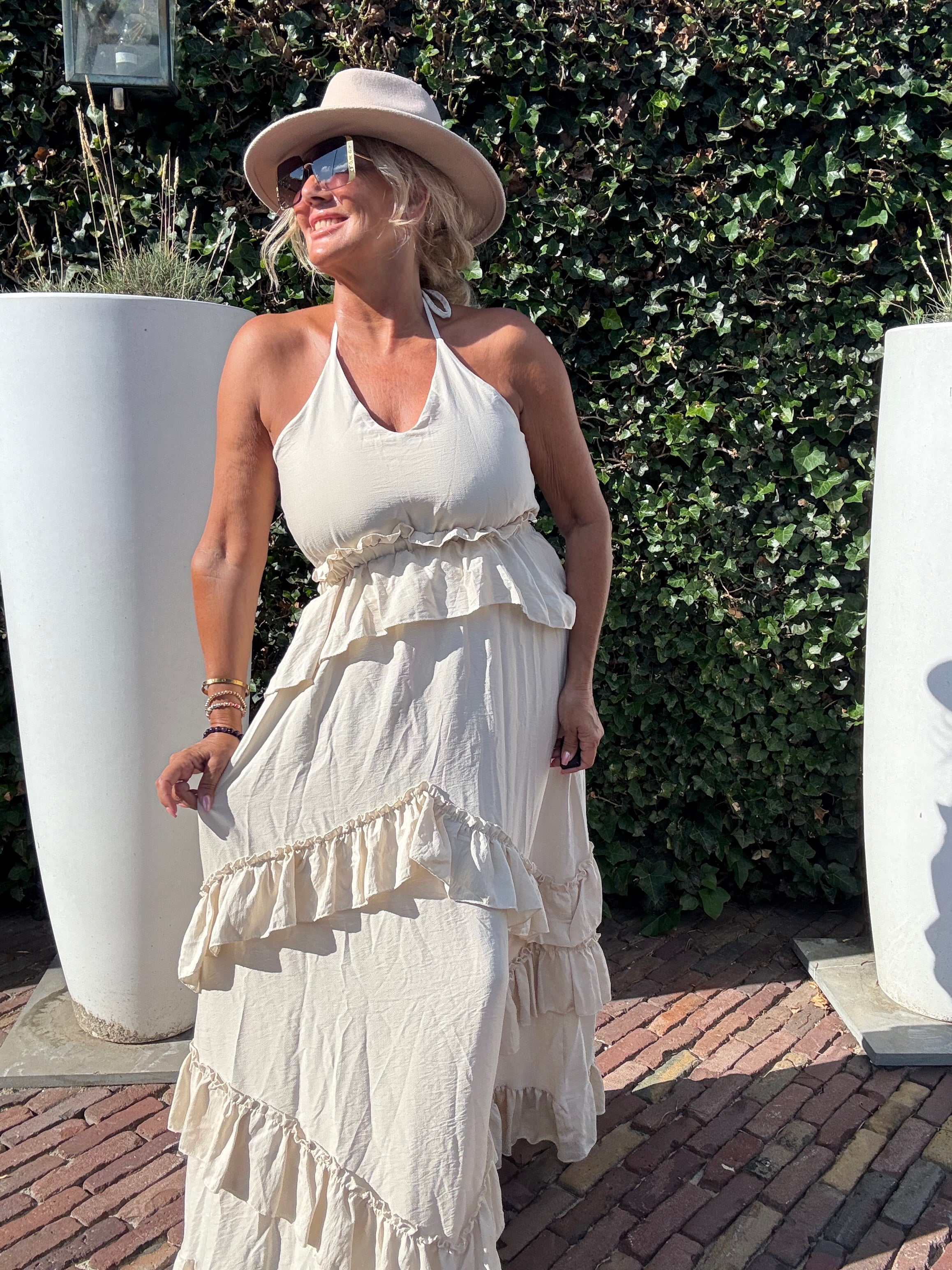 Dress Breeze Halter Crème