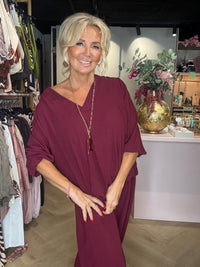 2-delt sæt Burgundy ballonmodel