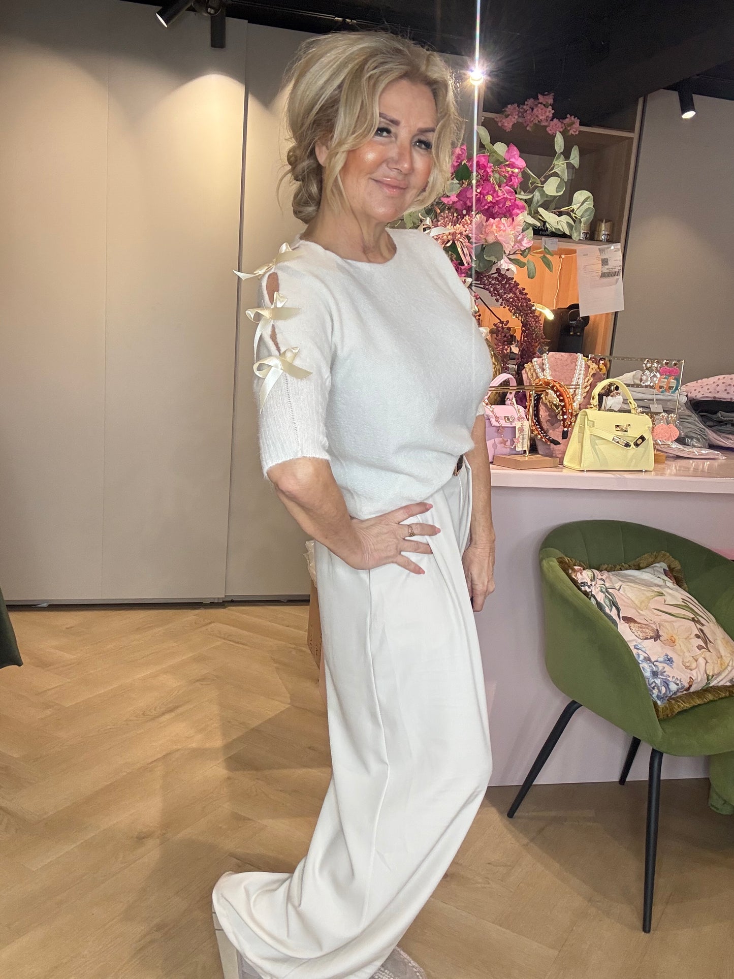 Truitje Strik Crème 🎀