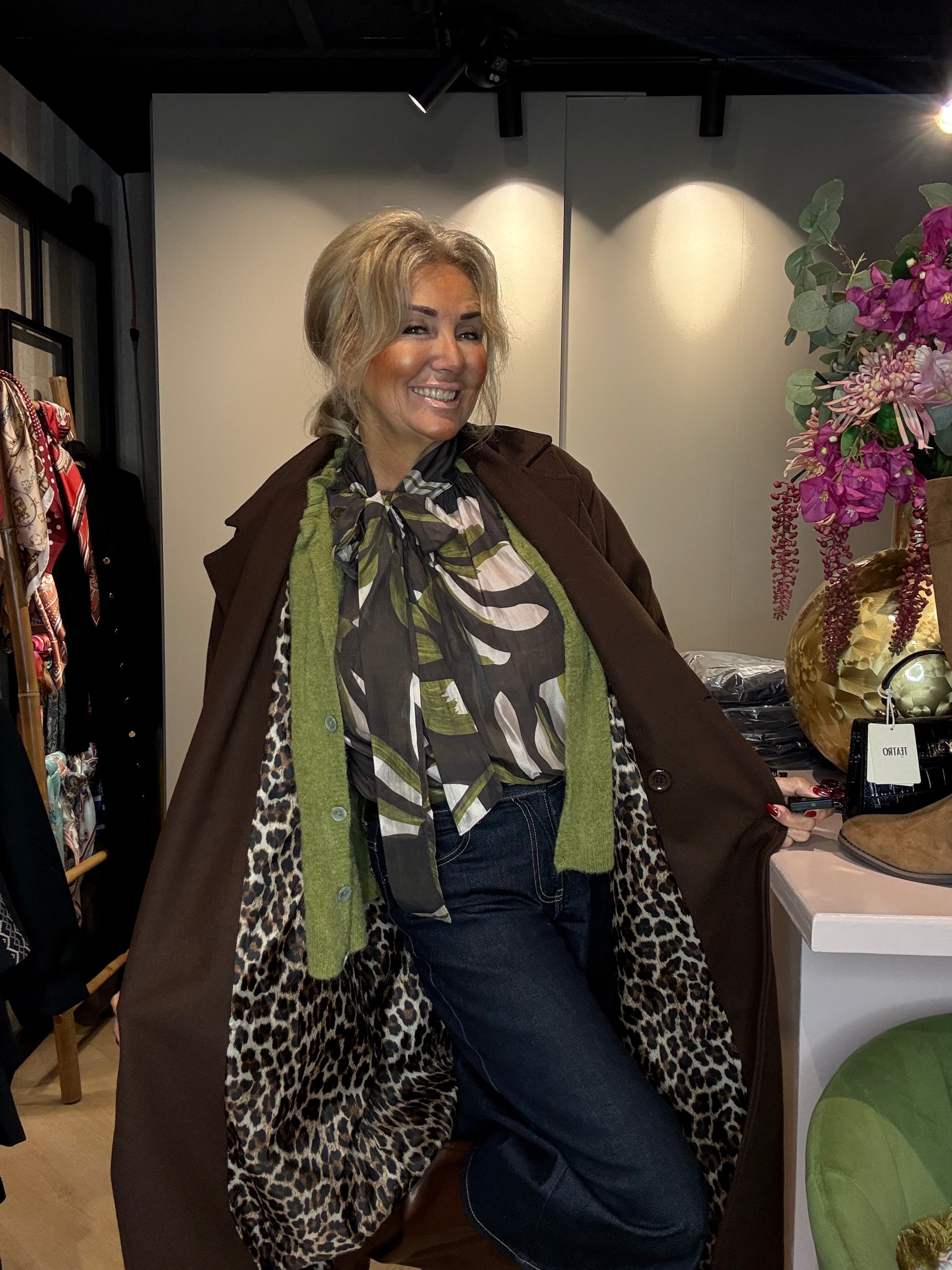 Mantel bruin Panther