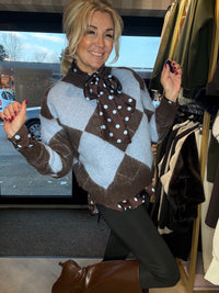 Trui lichtblauw saar