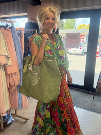 Set Boho de 2 piezas verde