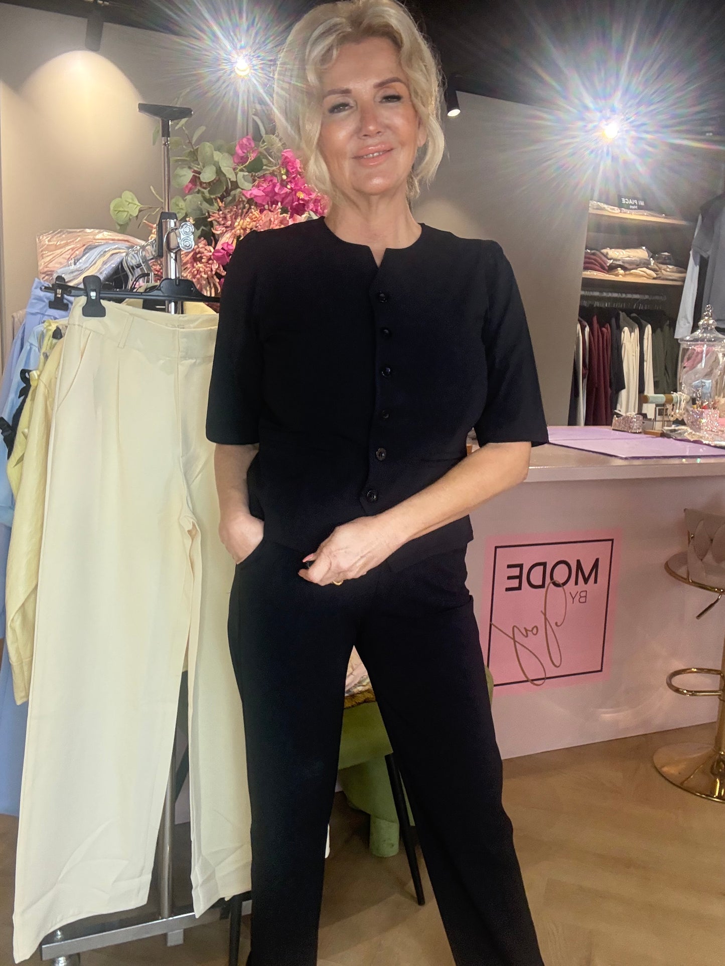 Triple Nine Blazer BLZ3912 Black Gilet met mouw