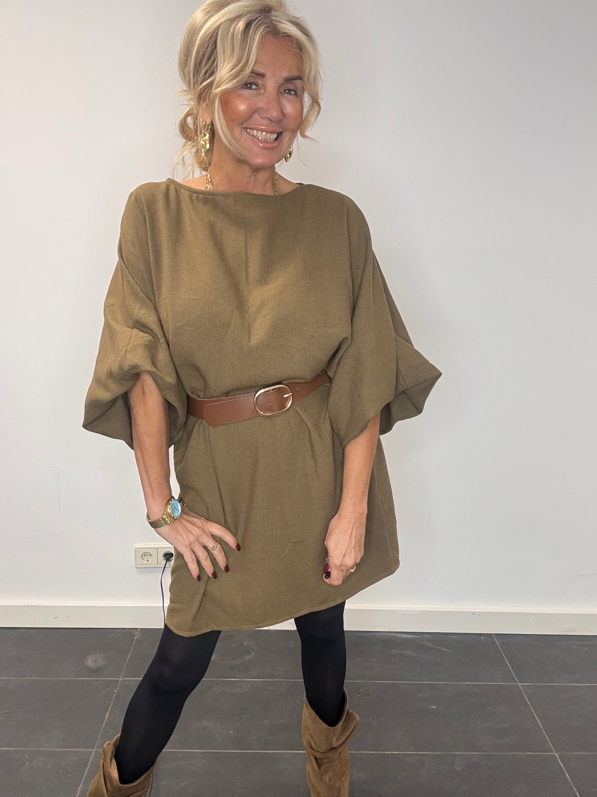 Robe / Tunique Camel Sophie