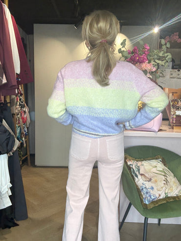 Broek Poeder rose stretch