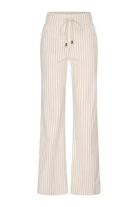 Broek Mi Piace 202136 Straight Pin Stripe Kit-Zwart