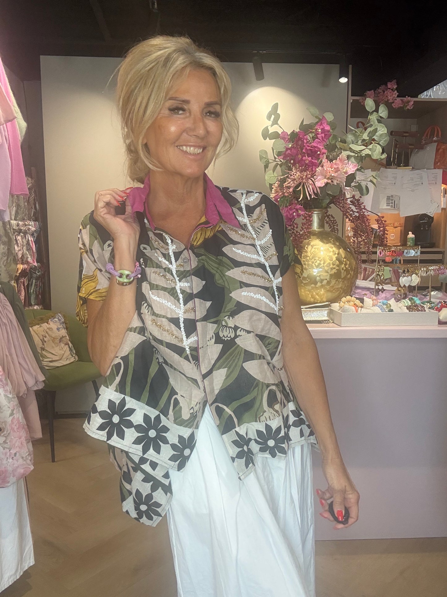 Blusa Marbella Oliva 🏝️