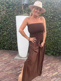 Strapless Dress Choco