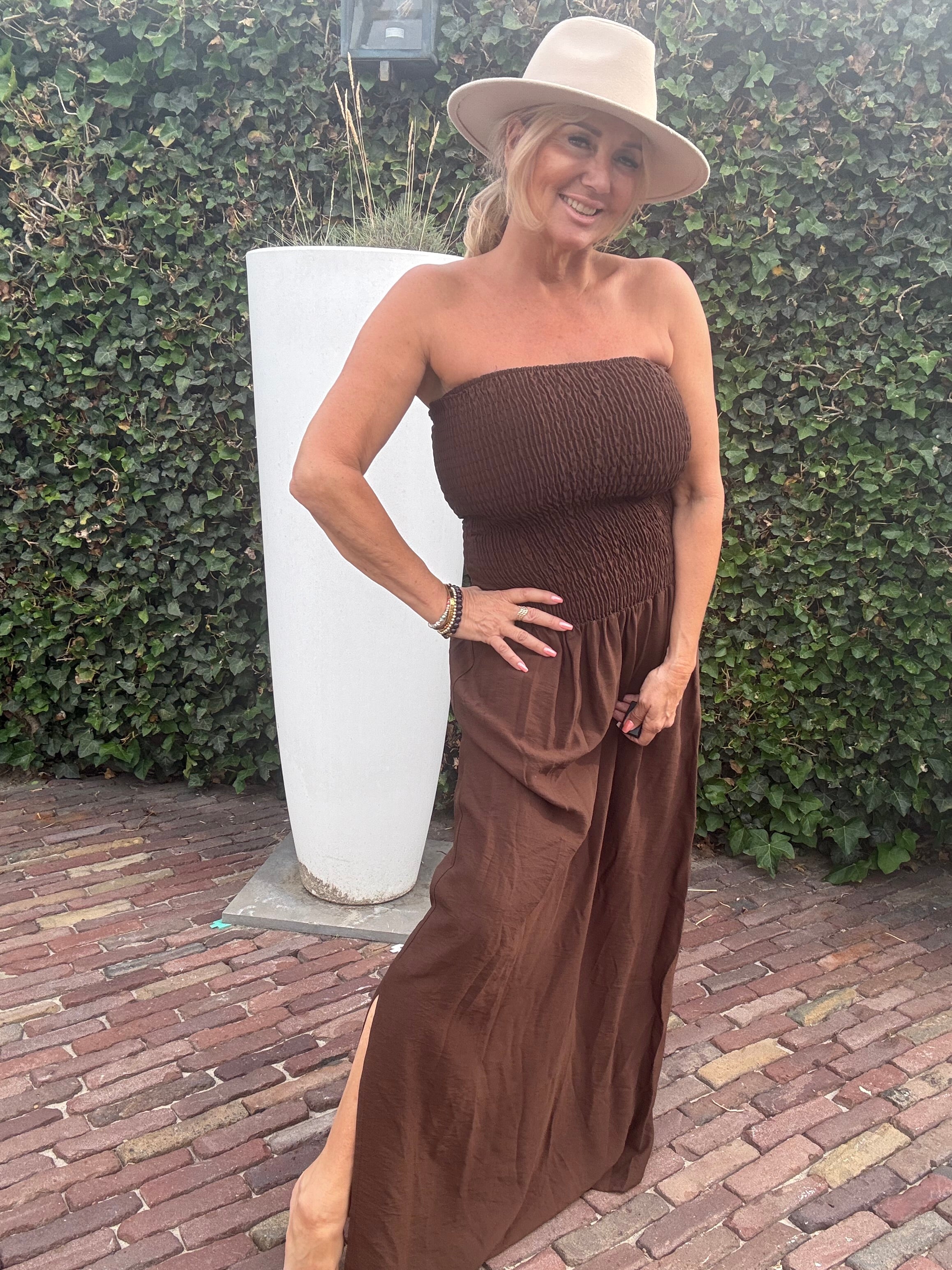 Strapless Dress Choco