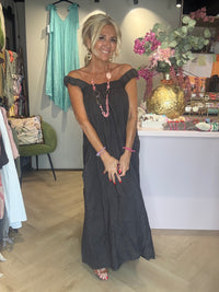 Dress Lina chocolate brown