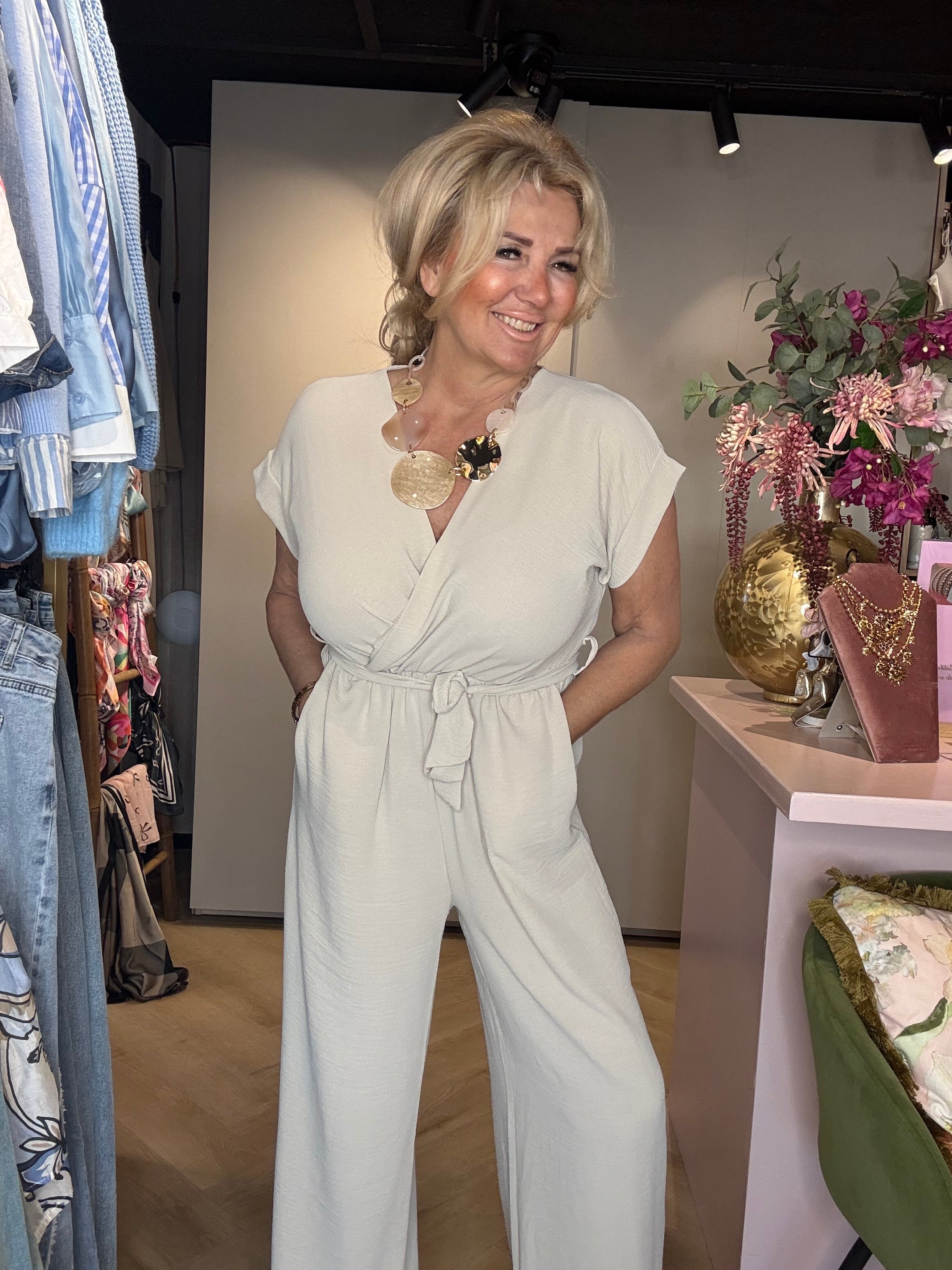 Jumpsuit Beige