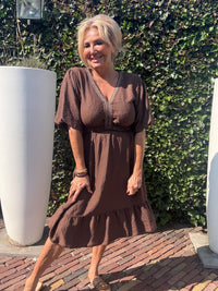 Dress soleil Midi Choco