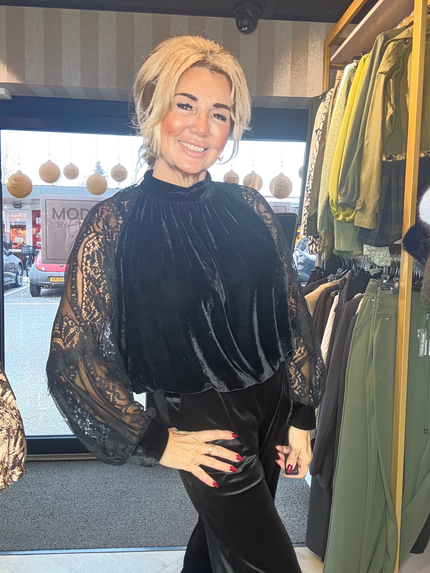 Top zwart Fluweel 🖤