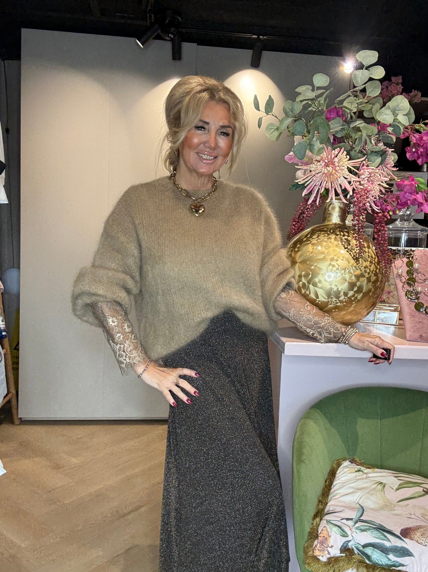 Rok Lurex Bruin / Bronze