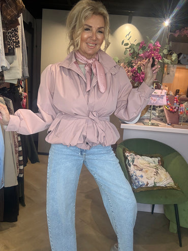 Ballon jasje Poederrose