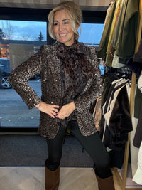 Colbert all over shine Bruin Taupe